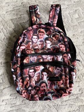 Riverdale Collage Print Backpack Archie Jughead Book-bag